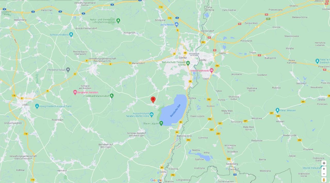 Hotel Kreuzbergbaude Beim Berzdorfer See Mit Wohlfuehl Sauna Markersdorf Eksteriør bilde