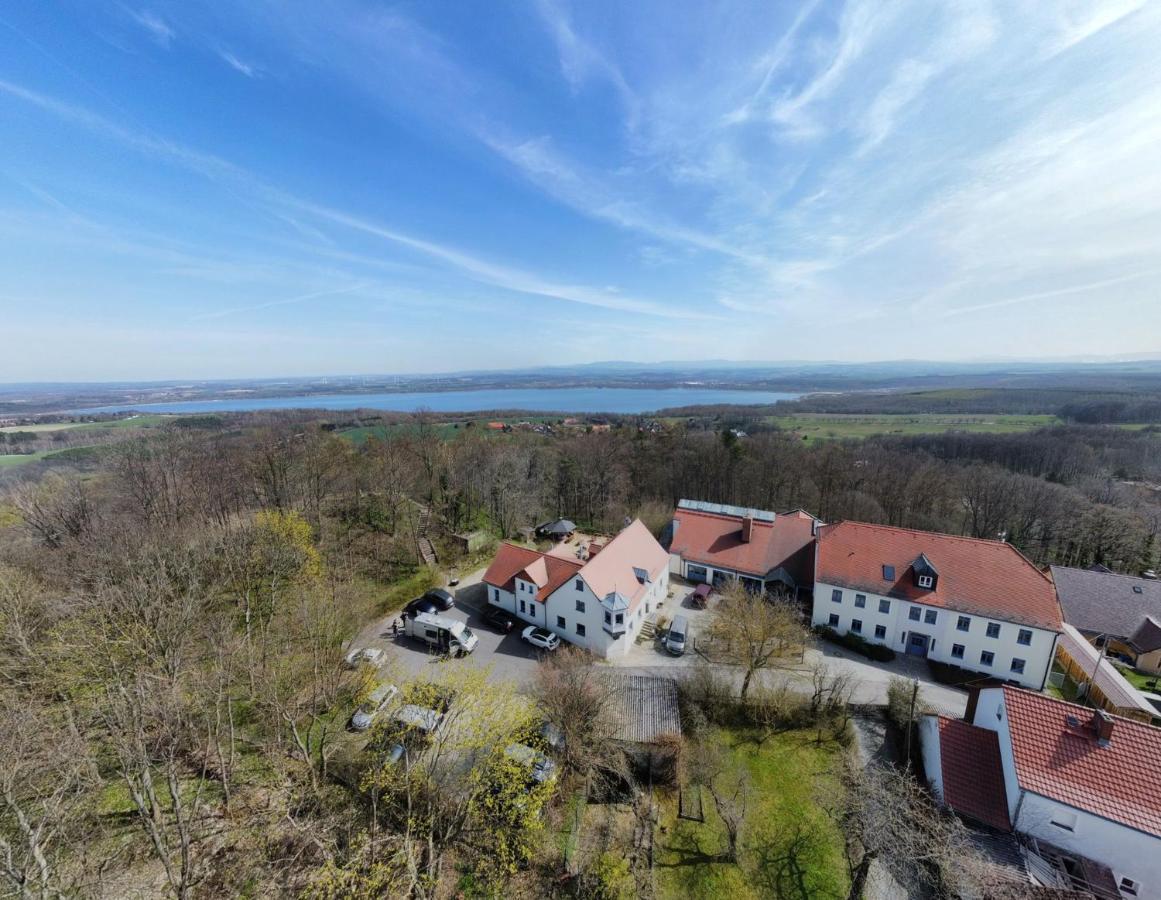 Hotel Kreuzbergbaude Beim Berzdorfer See Mit Wohlfuehl Sauna Markersdorf Eksteriør bilde