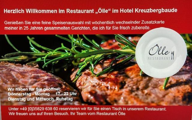 Hotel Kreuzbergbaude Beim Berzdorfer See Mit Wohlfuehl Sauna Markersdorf Eksteriør bilde
